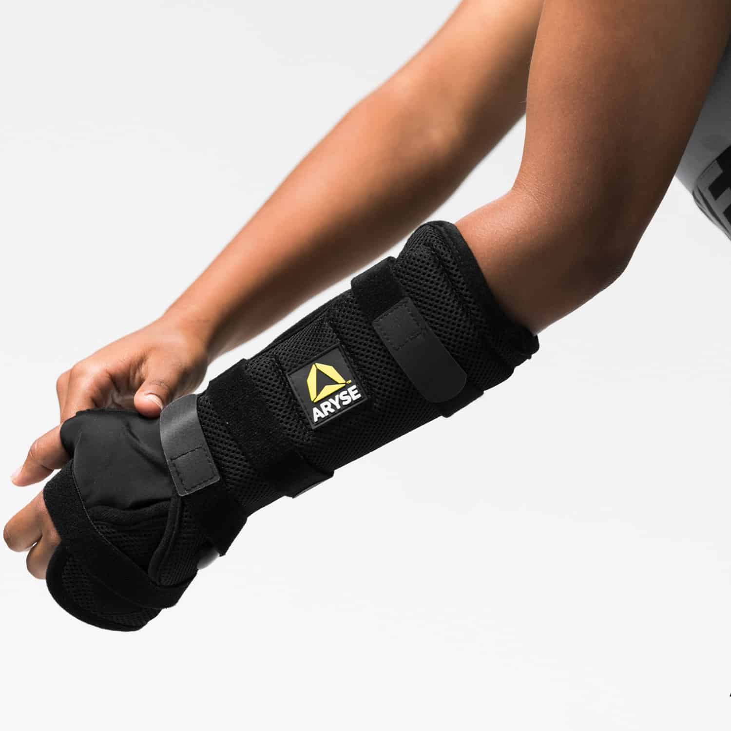 A person wearing a WRIST BRACE purchased from ARTIK Medical Supply.