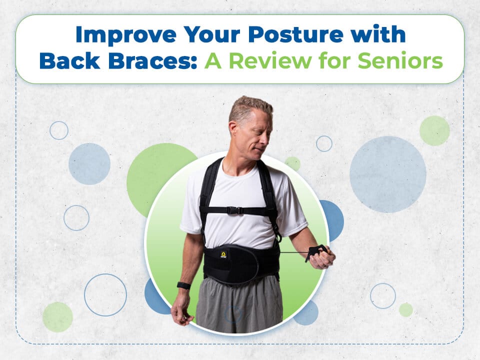 Improve your posture with back braces, a review for seniors.