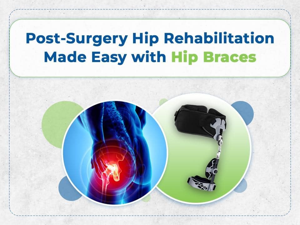 Post surgery hip rehabilitation made easy with hip braces from ARTIK Medical Supply.