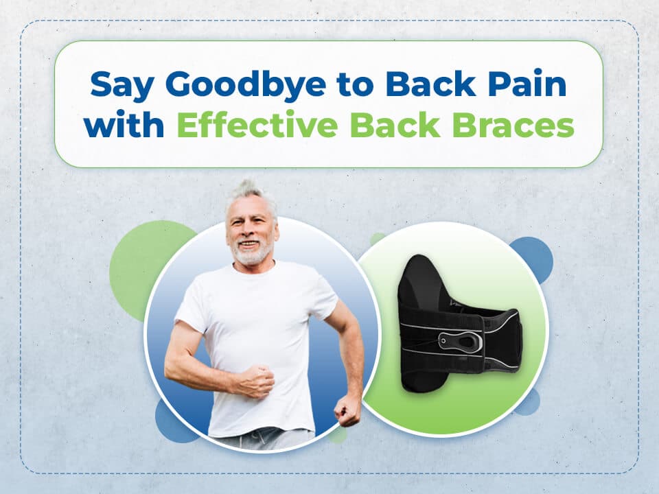 Say goodbye to back pain with effective back braces from ARTIK Medical Supply.