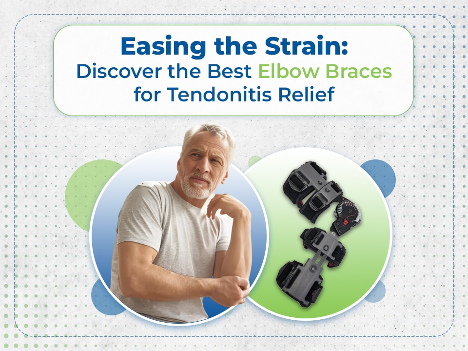 Easing the strain, discover the best elbow braces for tendonitis relief.