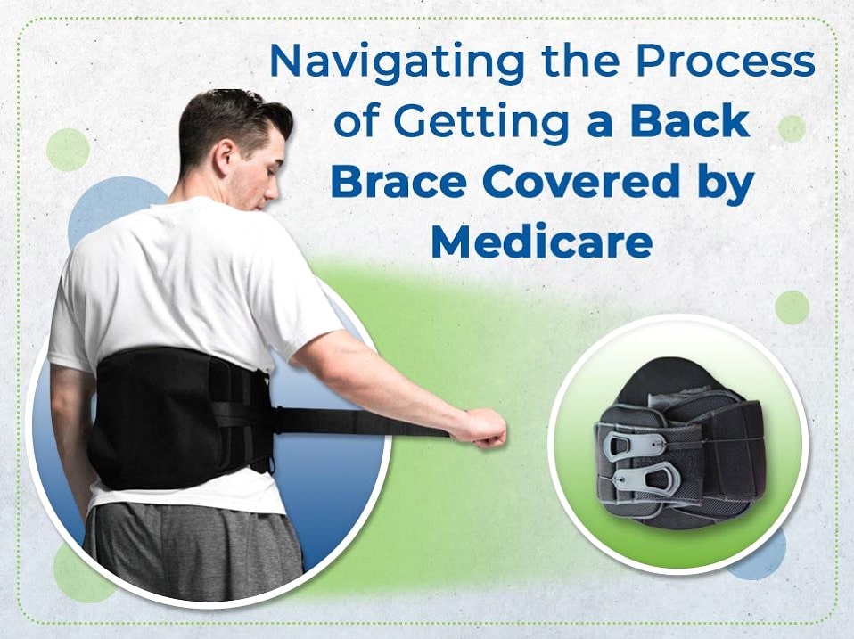 A man wearing a Medicare-covered back brace.
